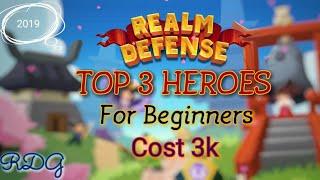 Realm Defense top 3 heroes for beginners - works for tournaments&endless mode&campaign