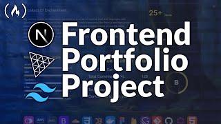 Front End Portfolio Website Tutorial – Next.js, Three.js, Tailwind CSS