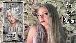 Schwarzkopf got2b Metallics Box Dye Review - Metallic Silver