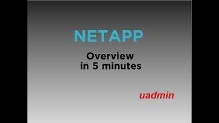 NetApp ONTAP CLUSTER overview in less than 5 minutes