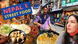20 UNIQUE Street Foods in Kathmandu, NEPAL | Nepali & Indian Street Food | Nepali Food Tour 