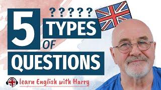 5 Types of questions in English grammar | Revise English grammar rules