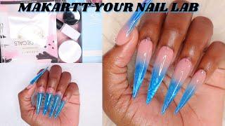 Ombre Polygel Nail Tutorial |  MAKARTT JUNE YOUR NAIL LAB UNBOXING