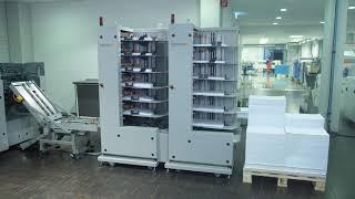 HHS Futura | Collating Towers | Saddlestitching