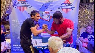 Mike Cotoia vs Starling Jackson R + L Hand Matches at Arm Shark Armfight Armwrestling #armwrestling