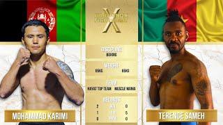 Hard Knox Fight Night 10 Mohammad Karimi vs Terence Sameh. Afghanistan VS Cameroon. Heavy hitters.