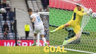 Patrick Schick's banger goal against Scotland. Could this be the best goal of the tournament?4k view