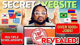 This Secret Website Gives You Access to HIGH PAYING JOBS & FREE SCHOLARSHIPS ABROAD!