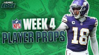 NFL Week 4 Player Props BEST BETS & PICKS | The Early Edge