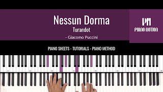 Nessun Dorma | Giacomo Puccini (Sheet Music - Piano Solo Tutorial - Piano Notion Method Book 5)