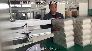 New Technology Toilet Paper Tissue Rolls Multiple Packaging Bagging Machines using in USA