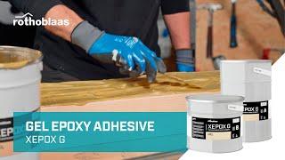 Gel epoxy adhesive - XEPOX G - Rothoblaas