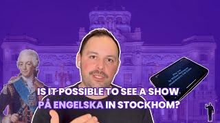 Watch Theater in English When Visiting Stockholm! Shakespeare at Dramaten