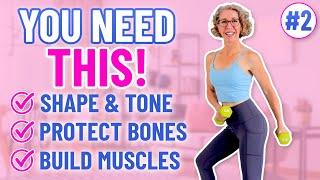 SCULPTING Strength with Dumbbells for Women over 50