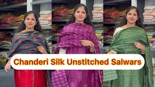 Chanderi Silk Salwar Suits@Eza_fabz