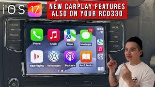 NEW iOS 17 Apple CarPlay features on your RCD330 / RCD330g / RCD360 - 104