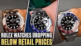 Rolex Watches Dropping Below Retail Prices - Market Update!