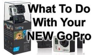 NEW GoPro - What To Do First!!: GoPro Tips and Tricks