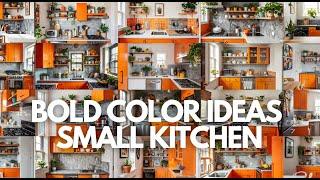 Budget Friendly Bold Color Ideas to Transform Your Small Kitchen