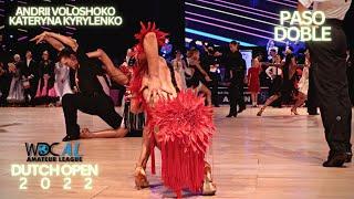 Andrii Voloshko & Kateryna Kyrylenko - Paso Doble | 2022 Dutch Open Assen