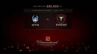 MYM vs EHOME Game 1 - Loser Bracket Round 3 - English Commentary - Dota 2 International