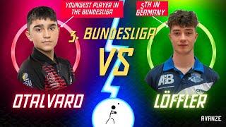 YOUNG BUNDESLIGA! | Emanuel Otalvaro vs Jeromy Löffler - 3. Bundesliga Table Tennis | AVANZE