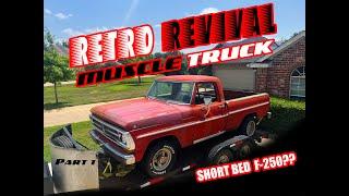 Short Bed '67 F250? - Picking up a RAD Old School Bump Side SWB Retro Build Muscle Truck!