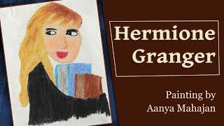 Painting inspired by Hermione Granger from Harry Potter