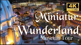 4K 1 HOUR of Museum Tour Miniatur Wunderland 2022∘Crowd, Walkthrough, World´s largest model railway