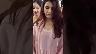 Samantha In Tirumala Darshanam 2025 Nampo Venkatesaya