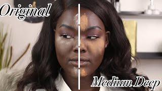 Laura Mercier Medium Deep Setting Powder vs Original Translucent|| Nyma Tang