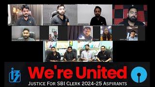 We are United | Justice for SBI Clerk 2024-25 Banking Aspirants | Bankers Way | Team AVP