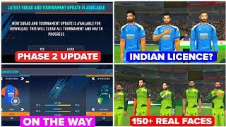 Real Cricket 24 Phase 2 Update On The Way | 150+ Real Faces | Indian | Real Cricket 24 New Update