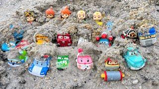 Clean up muddy minicars & disney car convoys! Play in the garden