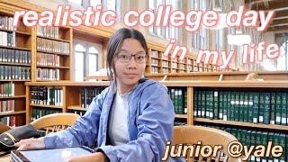 realistic college day in my life | yale university junior year