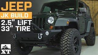 Jeep Wrangler (2007-2017 JK) 2.5" Lift Kit, HD Front Bumper, Trackbar & Steering Stabilizer Review