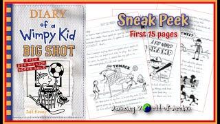 New Diary of a Wimpy Kid book 16 - Big Shot - Sneak Peek (15 pages)