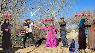 Husband's release from prison and attempts to please Zahra and the tension between the spouses