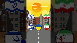 allies of Iran and Israel  #countryballs  #russia #usa #germany #turkey #france #pakistan #china