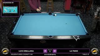 LUIS ORELLANA  vs LU PENG - GOLDEN FLEECE - TABLE 15 | EvoSports