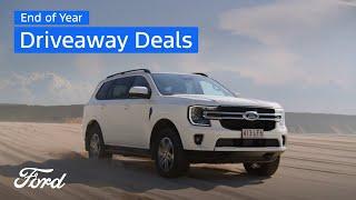 Ford’s End of Year Driveaway Deals on Everest Trend*