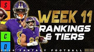 Week 11 Tight End & Quarterback Rankings - 2024 Fantasy Football