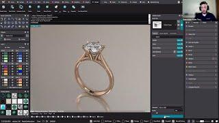 How To Create A Cathedral Solitaire Ring - MatrixGold Tutorial