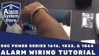 Alarm System Store Tech Video - DSC Power Series Basic Wiring