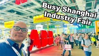 Shanghai expos; VERY busy International Industry Fair, good for the Chinese economy !