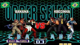 KOF 2002 - BANANA vs KBECINHA  Top Match Brasil