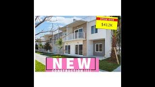 New Construction Townhomes South Florida | Homestead | 4B 3.5 Bath | Miami New Construction 412K