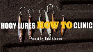 Hogy How To: Fish the Peanut Jig Slow & Low for Finicky Albies #hogylures #hogyfishing