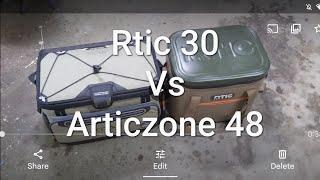 Arctic Zone Titan Deep Freeze 48 Zipperless VS RTIC Soft Cooler 30 Insulated 72 Hour Ice Challenge!