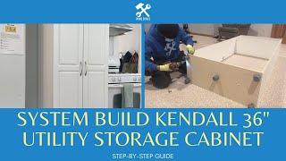 SystemBuild Kendall 36" Utility Storage Cabinet Assembly Scholl 36" Utility Storage Cabinet Assembly